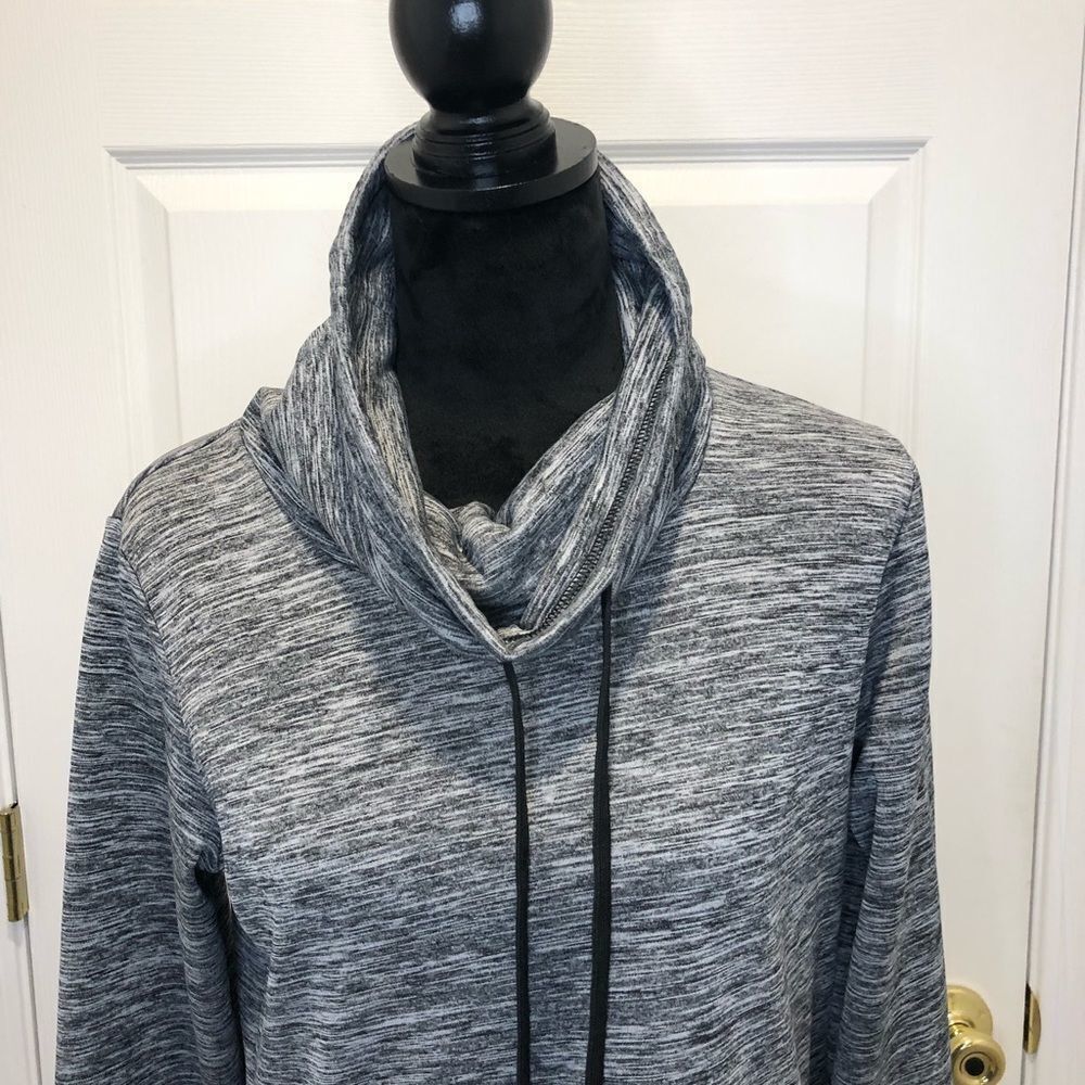 Columbia gray cowl neck long sleeve pullover jacket size x small - Picture 2 of 11